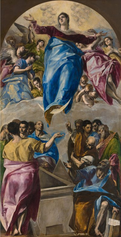 Jungfru Marie himmelsfärd av El Greco