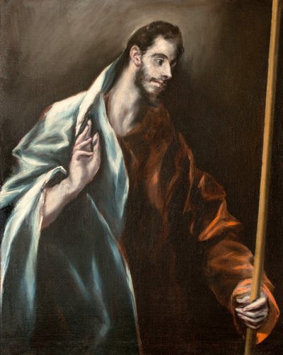 Spanska: Saint Thomas Apostle St Thomas av El Greco