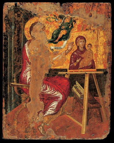 Lukas målar jungfru Maria av El Greco