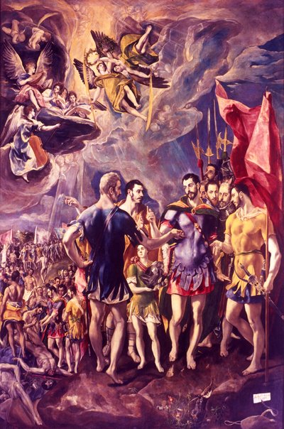 The Martyrdom of St Maurice, 286 c1580-1581 av El Greco