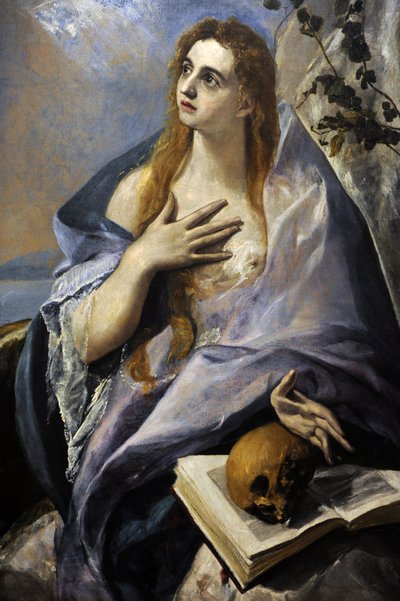 Den ångerfulla Magdalena, 1576-77 av El Greco