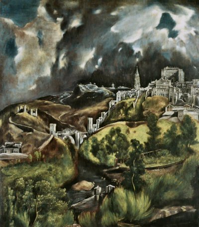 Utsikt över Toledo av El Greco