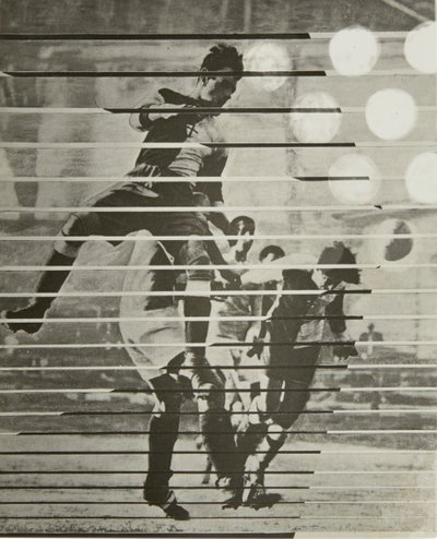 Fotbollsspelare, 1926. av Eliezer Markowich Lissitzky