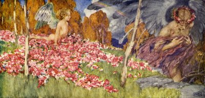 Another Way of Love (färg litho) av Eleanor Fortescue Brickdale