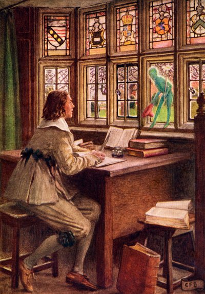 Illustration till dikten Madrigal av Shakespeare, från boken 