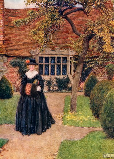 Illustration till dikten The Poetry of Dress av Herrick, från boken 