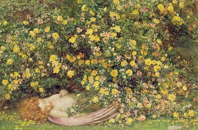 June is Dead (akvarell på papper) av Eleanor Fortescue Brickdale