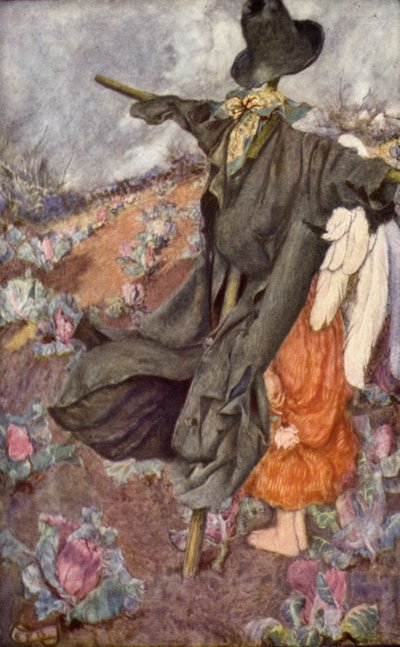 "Världen och vad den fruktar" (färg litho) av Eleanor Fortescue-Brickdale