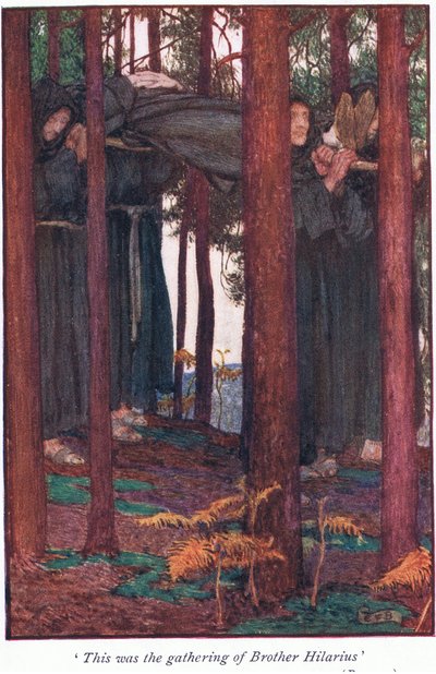 Detta var broder Hilarius sammankomst av Eleanor Fortescue Brickdale