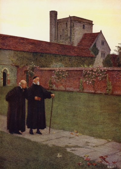 Lossad till världen genom vård av offentlig berömmelse eller privat andetag (färg litho) av Eleanor Fortescue Brickdale