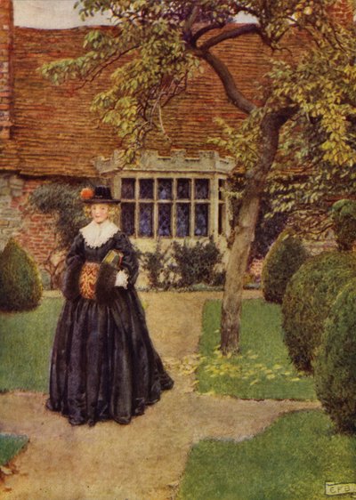 Whenas in silks my Julia goes (färg litho) av Eleanor Fortescue Brickdale