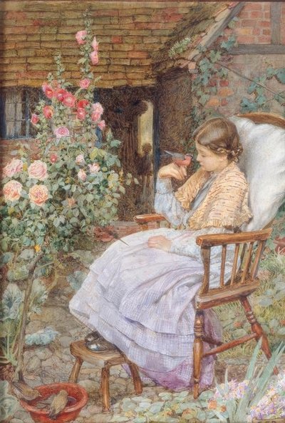 För, vad är fåglarnas röster, Ay och Odjuren, – men av Eleanor Fortescue Brickdale