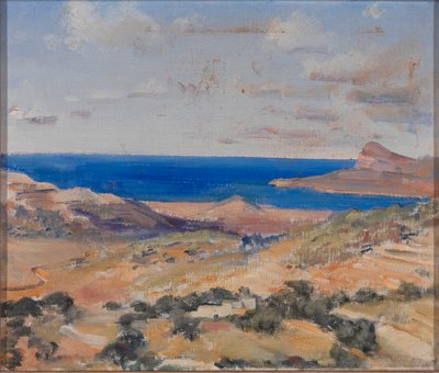 Strand med blått hav av Eleanor Harris