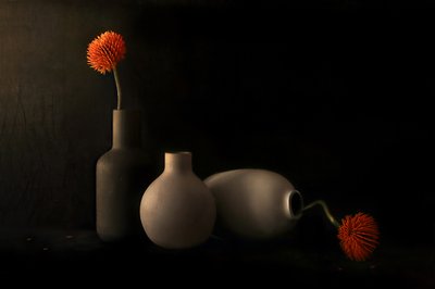 Stilleben med apelsinblommor av Elena Arjona