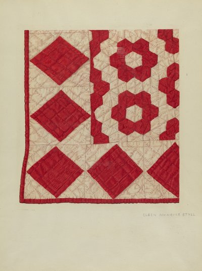 Lapptäcke av Elgin Moncure Styll