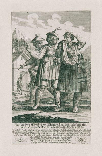 Det tyrolska försvaret 1703: Tyrollerische Scharff-Schützen kvinnor av Elias Baeck