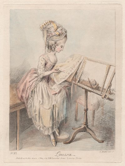 Louisa av Elias Martin