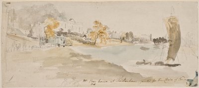 Popes villa i Twickenham av Elias Martin