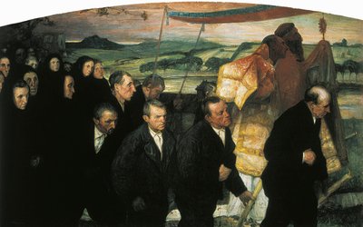 Processionen av Corpus i Lezo av Elias Salaverria Inchaurrandieta