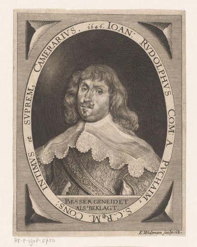Porträtt av Johann Rudolph von Puchaim av Elias Widemann