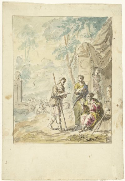 Jakob klagar hos Laban av Elias van Nijmegen