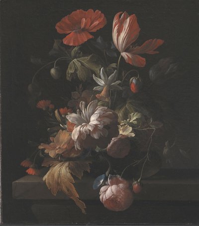 Blommor i en skål av Elias van den Broeck