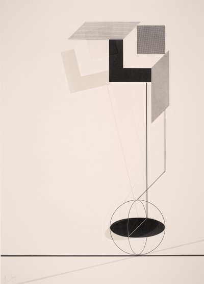 Utan titel, 1923 av Eliezer Markowich Lissitzky