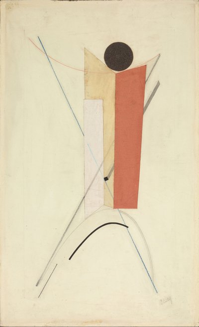 Proun 43 Variant, c.1922. av Eliezer Markowich Lissitzky