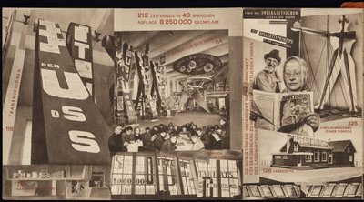USSR. Katalog över den sovjetiska paviljongen vid den internationella pressutställningen, Köln, 1928 av Eliezer Markowich Lissitzky