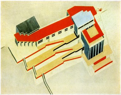 Segelsällskap av Eliezer Markowich Lissitzky
