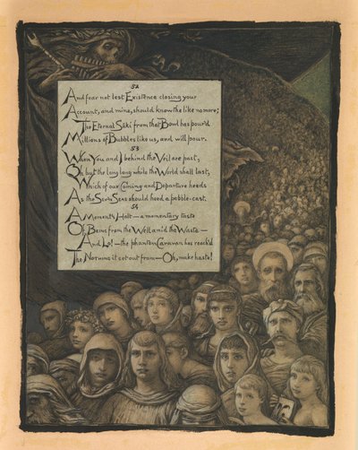 (Illustration till Rubáiyát av Omar Khayyám) Death