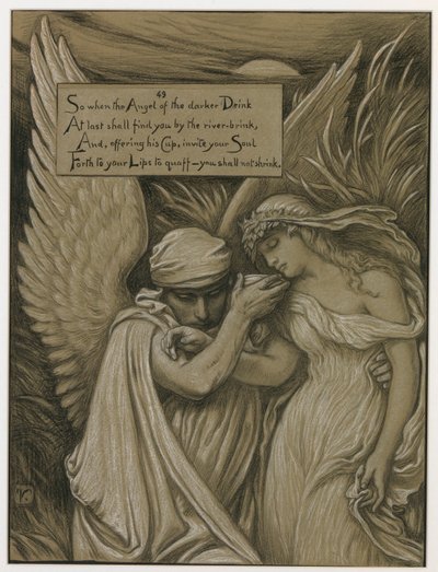 (Illustration till Rubáiyát av Omar Khayyám) Dödens bägare av Elihu Vedder