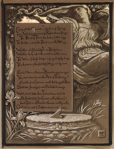 (Illustration till Rubáiyát av Omar Khayyám) Inbjudan av Elihu Vedder