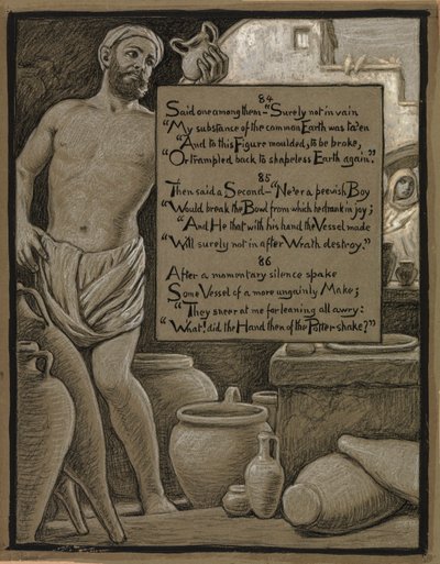 (Illustration till Rubáiyát av Omar Khayyám) Den osmakliga grytan av Elihu Vedder