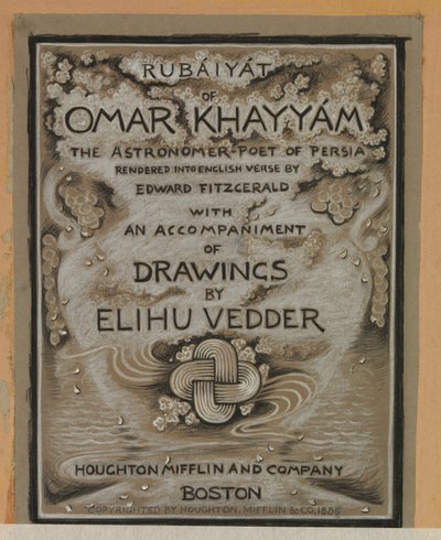 (Illustration till Rubáiyát av Omar Khayyám) Titelsida av Elihu Vedder