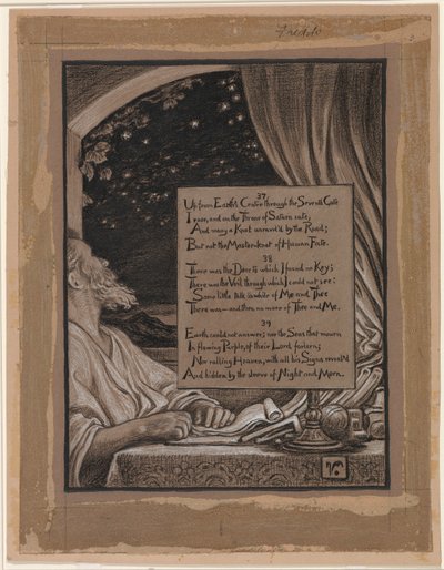 (Illustration för Rubáiyát av Omar Khayyám) Förgäves frågande av Elihu Vedder