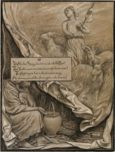 (Illustration till Rubáiyát av Omar Khayyám) Ungdom och ålder av Elihu Vedder