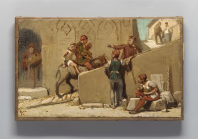 Fabeln om mjölnaren, hans son och åsnan av Elihu Vedder