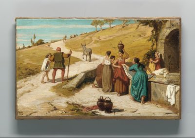 Fabeln om mjölnaren, hans son och åsnan av Elihu Vedder