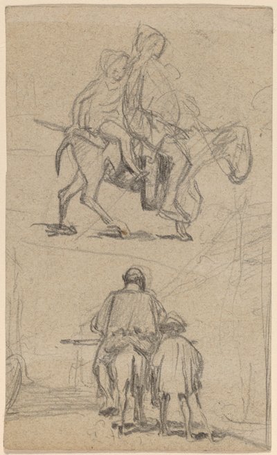 Far, Son och Åsnan av Elihu Vedder