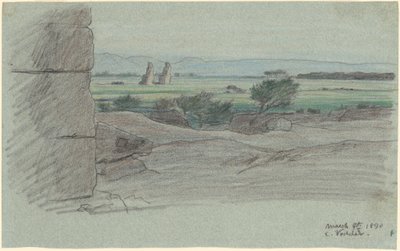 Nile Journey, nr 15, 1890. av Elihu Vedder