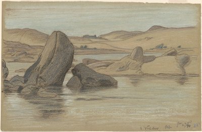 Nile Journey, nr 22, 1890. av Elihu Vedder