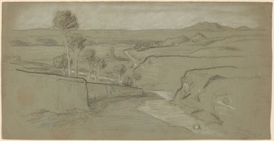 Romerskt landskap av Elihu Vedder