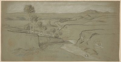 Romerskt landskap av Elihu Vedder