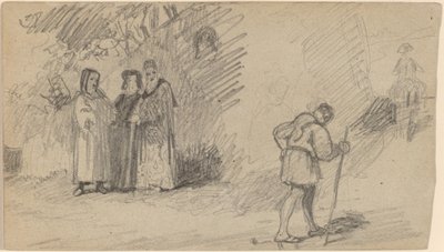 Sonen och åsnan, ca. 1859. av Elihu Vedder