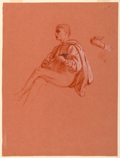 Studera för "A Florentine Picnic" av Elihu Vedder
