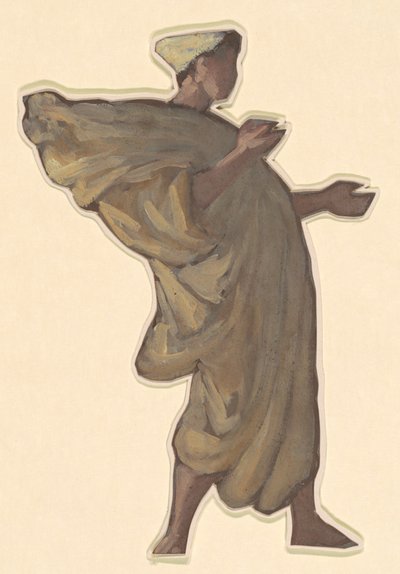 Studie för "Greek Girls Bathing" av Elihu Vedder