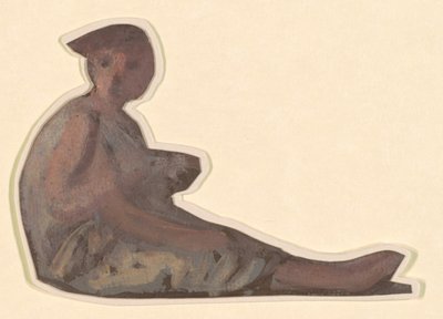 Studie för "Greek Girls Bathing" av Elihu Vedder