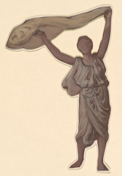 Studie för "Greek Girls Bathing" av Elihu Vedder