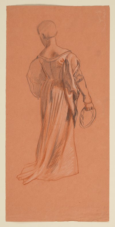 Studie för "Bröllopsprocessen" av Elihu Vedder